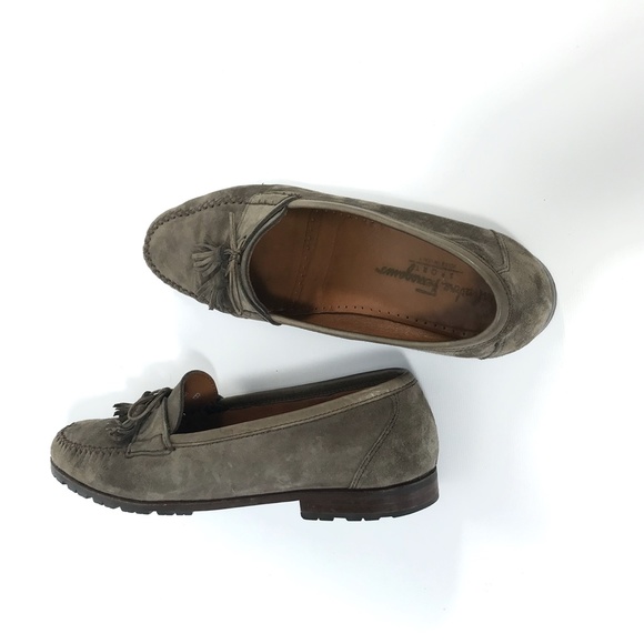 Salvatore Ferragamo Genuine Suede Loafers - Picture 9 of 9